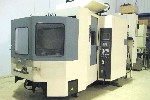 CNC HORIZONTAL MACHINING CENTERS: NIIGATA SPN-50 CNC HORIZONTAL MILL, FANUC 16iM, 29 x 29 x 29, 12000 RPM, 60 ATC, 1200 ipm CUT, COOL THRU, CHIP, '03, Click to view larger photo...