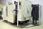 CNC HORIZONTAL MACHINING CENTERS: NIIGATA SPN-50 CNC HORIZONTAL MILL, FANUC 16iM, 29 x 29 x 29, 12000 RPM, 60 ATC, 1200 ipm CUT, COOL THRU, CHIP, '03, Click to view larger photo...