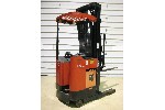 FORK LIFTS: 3500 LB, B T PRIME MOVER ELECTRIC FORKLIFT TRUCK, 249 IN. LIFT, SCISSOR REACH & TILT FORK, 36 VOLT WITH CHARGER, UP,2000, Click to view larger photo...