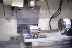 CNC VERTICAL MACHINING CENTERS: HARDINGE VMC-1000 II APC, FANUC 18M, 40 x 20 x 20, 12000 RPM, COOL THRU, TROYKE 4TH, MIDACO, RENISHAW PROBES, MOLD PKG, Click to view larger photo...