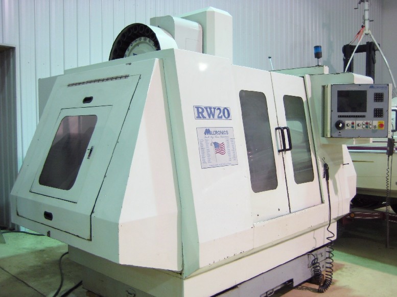 Milltronics Rw20 CNC VERTICAL MACHINING CENTERS: MILLTRONICS RW20 CNC MILL, BOX WAY ...